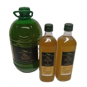 Pack de Botella de 5L + 2 Botellas de 1L de Aceite Oliva Virgen Extra