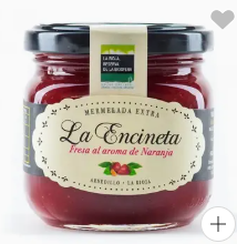 Mermelada deFresa con aroma de Naranja 100g.